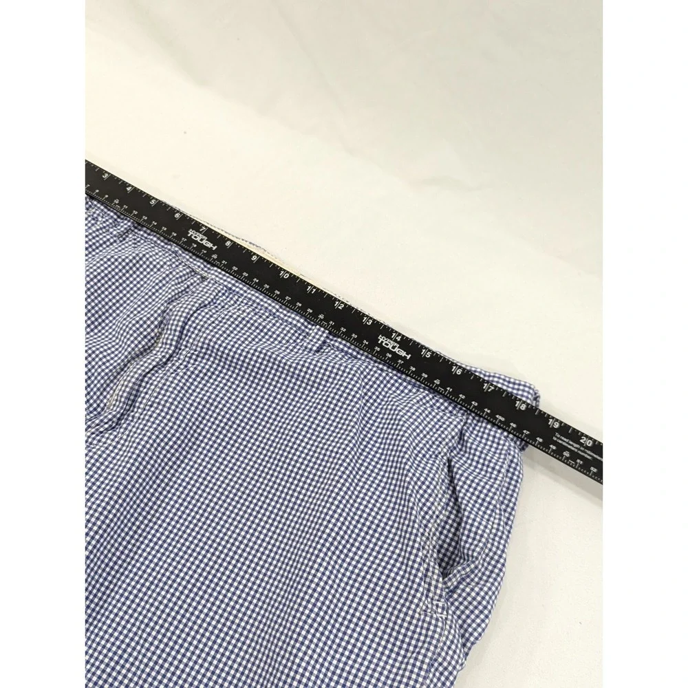 Vtg Polo Ralph Lauren Men's Blue Plaid Preppy Shorts 36 (38 Tag)‎ 11